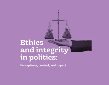 Imagem do estudo «Ethics and integrity in politics: Perceptions, control, and impact»