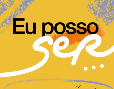 Imagem de promoção do podcast sobre bem estar psicológico «Eu Posso Ser...», uma parceria da Fundação com o ObservadorLab