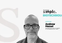 Imagem ilustrativa do programa «Biotecnologia não é assim tão simples», com Andrew Hessel