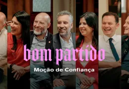 Imagem das entrevistas a sete candidatos às eleições legislativas de 18 de maio de 2025, realizadas por Guilherme Geirinhas, na minissérie «Bom Partido»