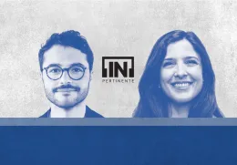 Imagem da dupla do [IN]Pertinente Ciência, composta pelo radialista Rui Maria Pêgo e pela oncologista Leonor Matos