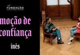 Imagem de capa de Moção de COnfiaça, com Inês Sousa Real