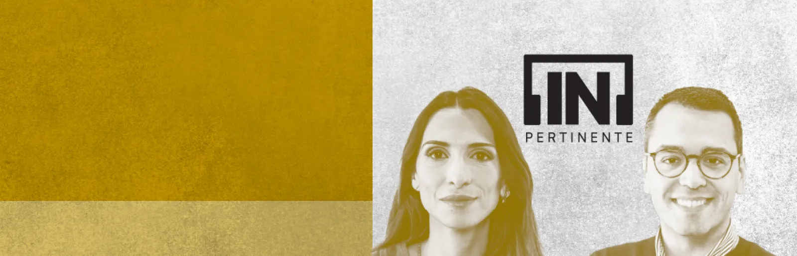 Imagem da dupla de Ciência do [IN]Pertinente, composta Por Filipa Galrão e Diogo Mendes