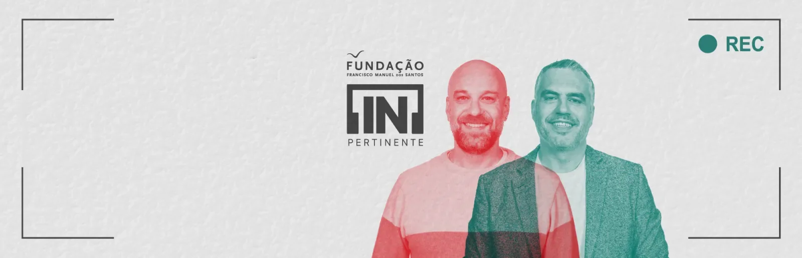 Imagem da dupla do podcast In Pertinente de Sociedade Hugo van der Ding e Marco