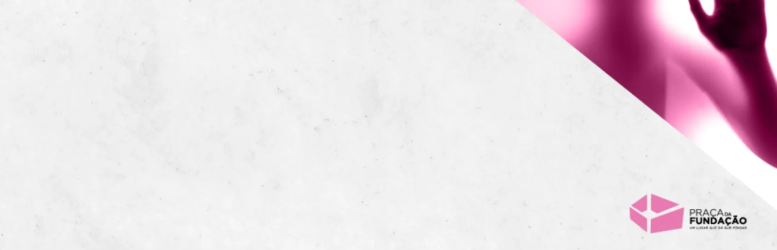 No canto superior direito, A imagem de uma sombra com a mão esticada para a frente.