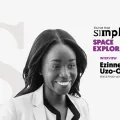 Imagem ilustrativa do programa «Exploração espacial não é assim tão simples», com Ezinne Uzo-Okoro