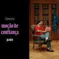 Imagem de Guilherme Geirinhas com Paulo Raimundo, durante a gravação da rúbrica «Moção de Confiança»