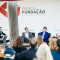 Imagem da Praça da Fundação «O que mudou na indústria musical protuguesa?», na Feira do Livro de Lisboa