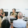Imagem da Praça da Fundação «Um museu fechado pela COVID-19: uma abertura à reinvenção», na Feira do Livro de Lisboa