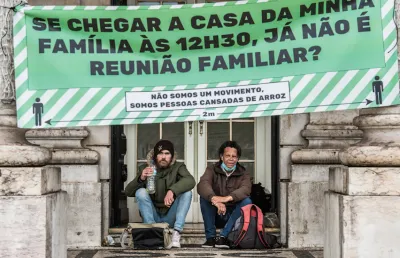 Manifestação de protesto de empresários e trabalhadores dos sectores da restauração, e bares e discotecas, onde reclamam apoios para os seus sectores.