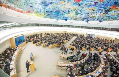 Conselho de Direitos Humanos da ONU. Crédito: Página ofical do MNE, gov Portugal.