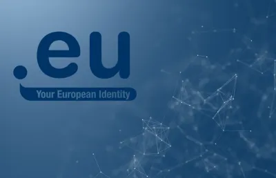 Imagem do logo do domínio europeu «.eu».