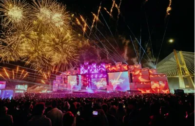 imgem de um concerto no Rock in RIo em Lsiboa. Crédito: Página oficial Rock in Rio lisboa no Instagram.