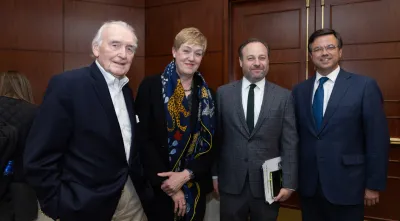 Imagem da conferência da FFMS e da Brookings Institution na Universidade de Harvard