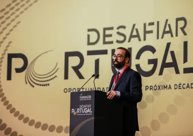 Ricardo Reis no Encontro da Fundação Francisco Manuel dos Santos em 2021, "Desafiar Portugal".