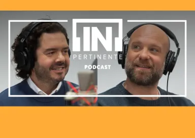 Imagem da dupla de economia do [IN]Pertinente podcast: Hugo van der DIng e Hugo Figueiredo