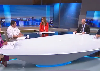 Imagem do debate sobre os desafios do envelhecimento em Portugal, numa parceria da Fundação com a SIC/Expresso