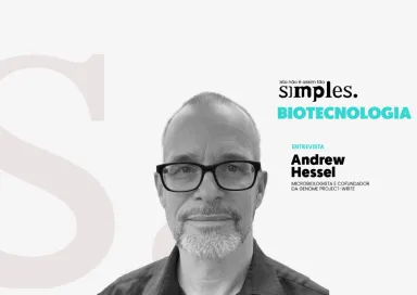 Imagem ilustrativa do programa «Biotecnologia não é assim tão simples», com Andrew Hessel