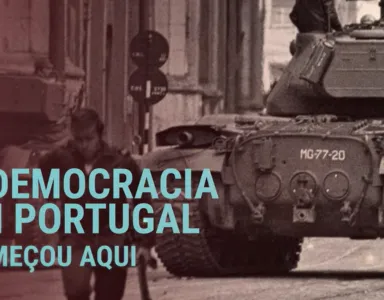 Imagem do vídeo de abertura Cinco Dècadas de Democracia