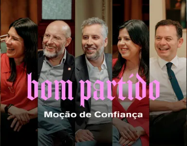 Imagem das entrevistas a sete candidatos às eleições legislativas de 18 de maio de 2025, realizadas por Guilherme Geirinhas, na minissérie «Bom Partido»