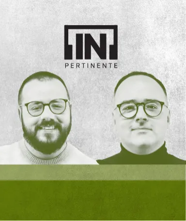 Imagem ilustrativa da dupla do [IN]Pertinente Política, composta por Manuel Cardoso e João Pereira Coutinho