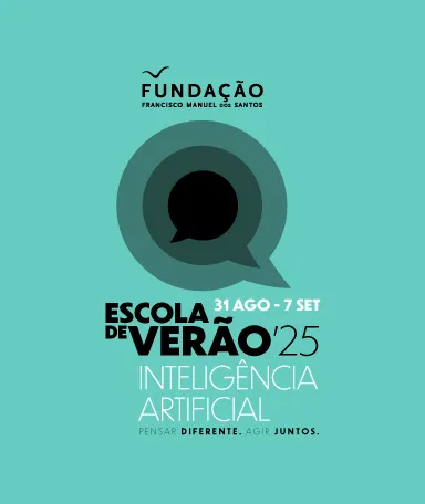 Imagem da Escola de Verão 2025, dedicada a debater a inteligência artificial.