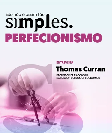 Imagem ilustrativa do programa «Perfecionismo não é assim tão simples», com Thomas Curran