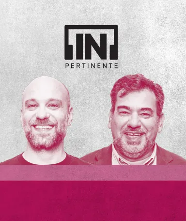 Imagem de Hugo van der Ding e de Paulo Mendes Pinto, a dupla do [IN]Pertinente Sociedade