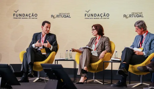 Debate sobre "O desafio da ciência, qualificações e inovação na criação de valor", no Encontro da Fundação Francisco Manuel dos Santos em 2021, "Desafiar Portugal".