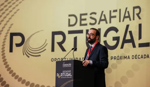 Ricardo Reis no Encontro da Fundação Francisco Manuel dos Santos em 2021, "Desafiar Portugal".