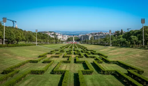 Imagem do Parque Eduardo VII, em Lisboa
