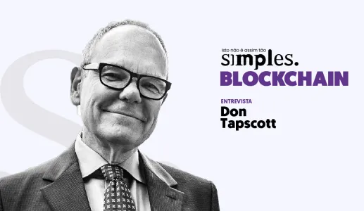 Imagem de Don Tapscott, na entrevista Blockchain não é assim tão simples