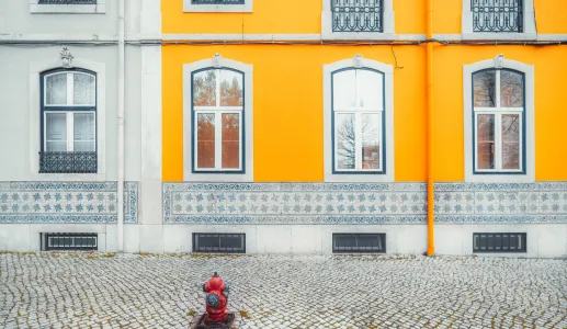 Imagem de prédios de habitação recuperados em Lisboa