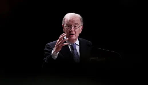 Imagem do advogado, político e antigo Presidente da República Jorge Sampaio. @Agência Lusa