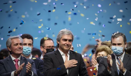 Imagem de Nuno Melo, eleito líder do CDS-PP. @Agência Lusa