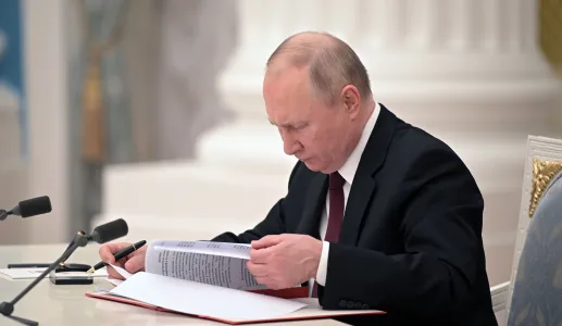 Imagem de Vladimir Putin, presidente da Federação Russa. @EPA