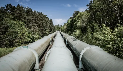 Imagem de um pipeline de gás, da autoria de wolfgang-weiser