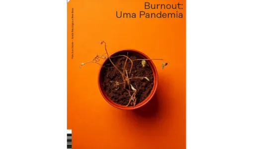 Imagem da capa do livro «Burnout, Uma pandemia», de Tânia Gaspar