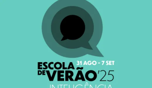 Imagem da Escola de Verão 2025, dedicada a debater a inteligência artificial.