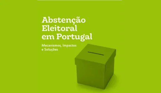 Imagem da capa do estudo «Abstenção eleitoral em Portugal: mecanismos, impactos e soluções»