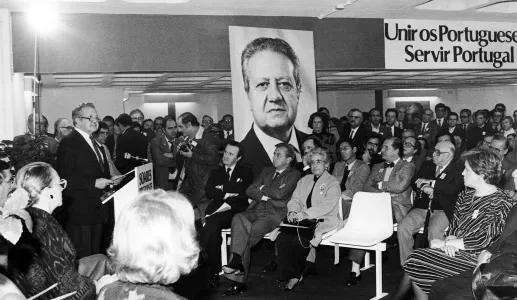 Imagem de Mário Soares no congresso do PS