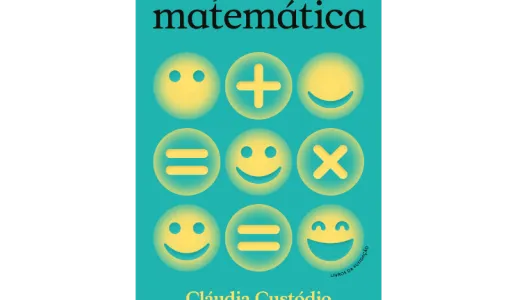 Capa do livro «Riso, humor e... matemática» com emojis a sorrir.