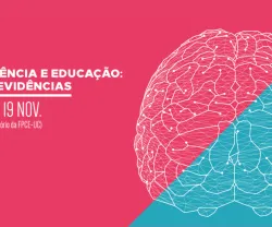 Imagem sobre um evento: "Neurociência e Educação: Mitos e Evidências" em Coimbra, 19 nov.