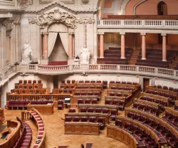 Imagem da Sala das Sessões da Assembleia da República