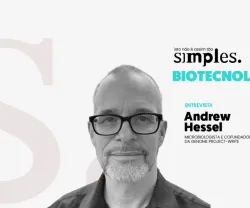 Imagem ilustrativa do programa «Biotecnologia não é assim tão simples», com Andrew Hessel