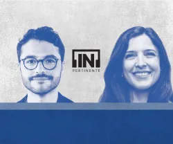 Imagem da dupla do [IN]Pertinente Ciência, composta pelo radialista Rui Maria Pêgo e pela oncologista Leonor Matos