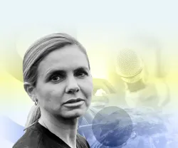 Imagem of the promotion image og the interview investigative journalism, with Mariana van Zeller